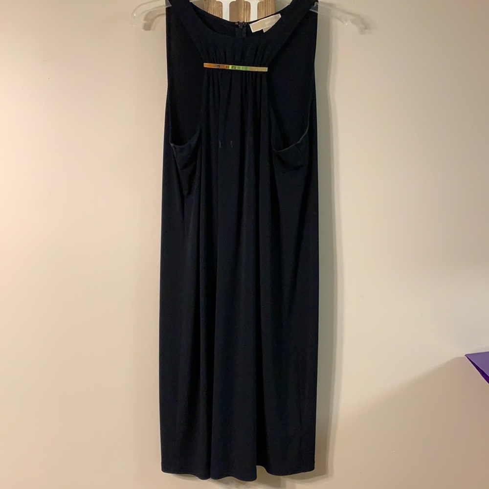 Michael Kors sleeveless, navy dress size large